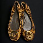 Tory Burch Leopard/Gold Reva-Haircalf Leather Ballet Flats Size 7M Photo 1