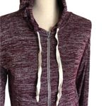 American Eagle AEO Cropped Purple Light Weight Zip Up Sweatshirt With Hoodie Size XS Photo 6