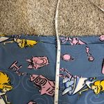 LuLaRoe Alice in Wonderland Blue One Size Fits Most Leggings Photo 4