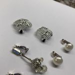 Lot Of 3 Signed Vintage Costume Earrings Clip On Lewis Segal, Lisner, Sarah Cov Photo 10
