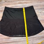 Athleta  Womens Black Athletic Tennis Golf Skort Skirt Mesh Workout Size S Small Photo 8