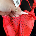 ZARA Red Polka Dot Skater Dress Open Back Photo 7