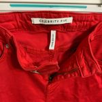 Celebrity Pink  Red Mid Rise Skinny Size 9/29 Photo 2