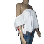 Hot & Delicious  off shoulder pom pom blouse Photo 6