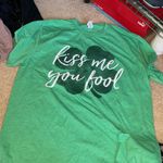 Gildan Kiss me you fool tee large st. Patrick’s day Photo 1