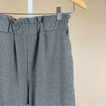 Ambiance Size Small Paper Bag Houndstooth Straight Leg Retro Dress Pants Black Photo 5