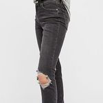 Levi's 721 High Rise Skinny Distressed Split Knee Black Washed Jeans Size 28 Photo 39
