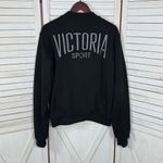 Victoria's Secret Victoria’s Secret Sport Embroidered Back Full Zip Sweatshirt Jacket Black Large Photo 9