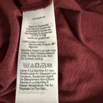 Madewell Long Sleeve V Neck Maroon Shirt Size Medium Photo 8