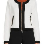 Karl Lagerfeld  White and Black Women's Blazer Photo 0