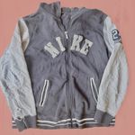 Nike Vintage Y2K Cotton Distressed Hooded Zip-Up Jacket Photo 0
