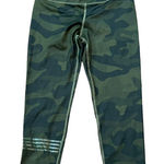 Lilybod  Green Camo Cropped Leggings Size Small Workout Yoga‎ Gym Training Photo 0
