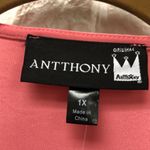 NWT ANTTHONY mauve open front flyaway drape front cardigan jacket‎ plus sz 1x Pink Photo 3