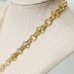 Coach Gold Handtag Signature C Charm Chain Necklace Photo 6