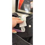 Old Navy  Jeans Womens 8 Black High-Rise Slouchy Taper Distressed Raw Hem Photo 3