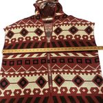 Womens Western Print Open Cardigan Small/Medium Short Sleeve Aztec Print Photo 5