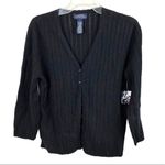 Jones New York  Signature Black angora mix sweater Photo 0