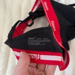Hanes NWT  Black Bralette with Red Band Photo 4