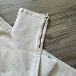 Banana Republic white zipper ankle skinny jeans size 26 Photo 2