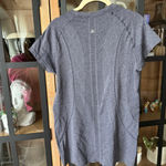 Lululemon Swiftly Tech Tee short sleeve running contrasting marled size 8 navy Photo 1