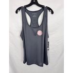 Galaxy Moisture Wicking Racerback Tank Top Stretch Flex Comfort 2XL Gray Size XXL Photo 2