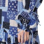 By Malene Birger Malene Birger Amily Printed Patchwork Blue Midi Dress Photo 6