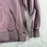 Outdoor Voices Women’s Hoodie Small Mauve Rose Pullover Kangaroo Pocket Cotton Photo 2