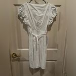 Free People Boyish Kennedy puff sleeves denim dress with tie back Photo 10