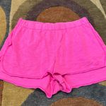PINK - Victoria's Secret Victoria’s Secret PINK Dog Bright Neon Pink Lightweight Lounge Shorts Size Large Photo 0