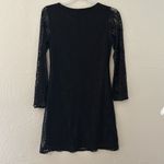 Fashion Bug Black floral lace mini dress Photo 6