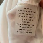 Ann Taylor Eyelet Lace Overlay White Mini Skirt Photo 5