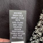 INC Crochet Sequin Split Back Top Black & White Size M Photo 13