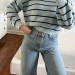 Cider Blue Stripe Sweater Photo 1