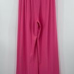l*space L* Charlie Pant Bubblegum Pink Ribbed Cropped Crop Wide Leg Small NWT Photo 4