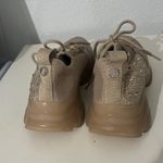 Steve Madden Women’s Lesly Sneakers Beige Rhinestone Bling Size 8.5 Photo 5