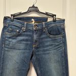 Rag and Bone Tomboy Jeans size 27 in Burnley Wash Mid Rise Distressed Denim Photo 3