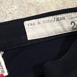 Rag and Bone Black Plush Deep Blue Legging Jean Low Rise Size 24 Pockets Stretch Photo 5