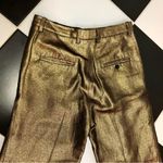 3.1 Phillip Lim Gold Bronze Metallic Pants Wide Leg Trousers Front Leg Seams sz6 Photo 8