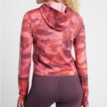 Athleta Pinnacle Cropped Red Camo Hoodie Size Medium Photo 1