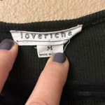 Love Riche  Black Ribbed Bell Wide Sleeve Swing Shift Knee Dress Size MEDIUM Boho Photo 1