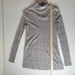 We The Free Free People  Ribbed Knit Turtleneck Top Size XS Long‎ Sleeve Stretch Photo 6