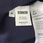 Reformation  Women’s Benji Dress Navy Blue Size XS Photo 8