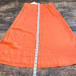 Orange midi skirt NWT Photo 7