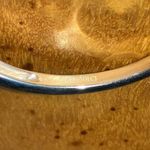 Natural Black Tourmaline Sterling Silver Heart Ring Size 11 Photo 5