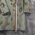 CAbi Guinevere Tapestry Brocade Coat Floral Blazer Jacket Light Blue Women's 4 Photo 12