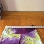 Reebok Purple Light Blue and Yellow capri Leggings Photo 2