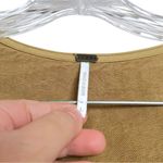 Young, Fabulous + Broke Miranda Cotton Tencel Puff Short Sleeve Tie Front Top L Tan Size L Photo 4