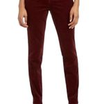 Kut From The Kloth Burgundy Diana Skinny Corduroy Pants size 10 Photo 1