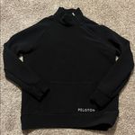 Peloton  Black Ribbed High-Neck Quarter Zip Sweatshirt Large Photo 8