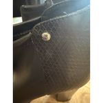 Vera Wang Simply Vera BLACK OPEN TOE‎ Faux LEATHER HEEL BOOTIES SIZE 7M Man Made Leather Photo 3